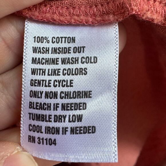 New Directions Curvy Shirt Dress Size 3X Button Up Gauzy Cotton Lagenlook Mauve - Picture 3 of 11